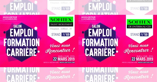 Moovijob Tour Luxembourg : rendez-vous le 22 mars 2019