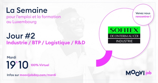 Sofitex présent à la Semaine de l'Emploi en virtuel ! 