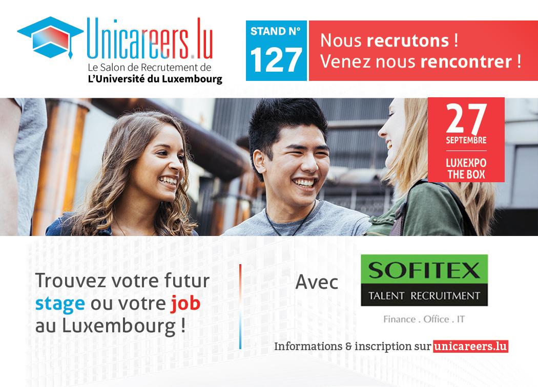 L Equipe Sofitex Talent Au Unicareers 2019 L Actu Sofitex Luxembourg